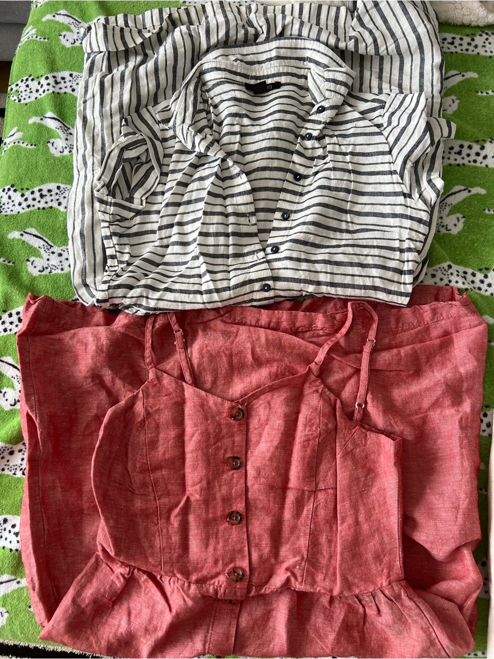 Esmara Lot Of 2 Pink & Black & White Dress size Small 4/6